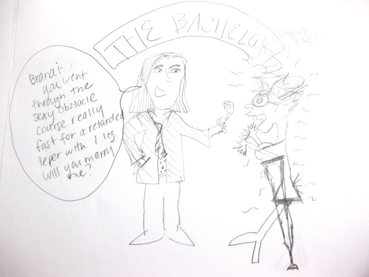 Jesus would go on The Bachelor but he'd obviously only pick the sluttiest, most diseased lady in the bunch. Challenges include: washing his feet, carrying his cross, hauling the heavy-ass stone away from his tomb, etc.