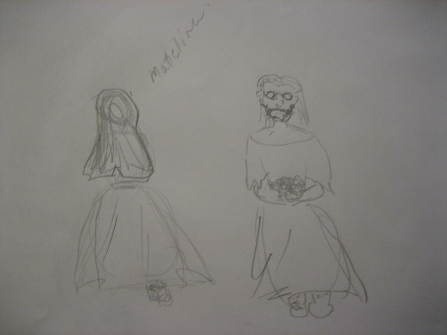 Matelina (its supposed to be Mat's head on top of a princess' body)