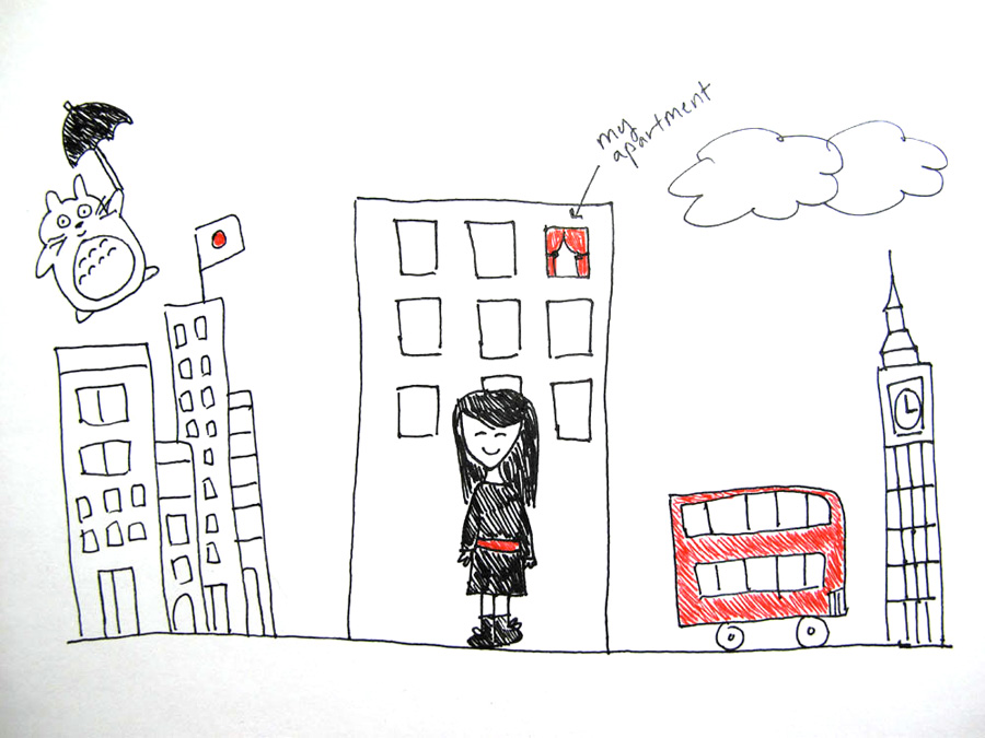 I want to live in Tokyo and London for an extended period of time -- at least one month each, but preferably longer!
